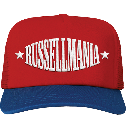 Red White and Russell Hat