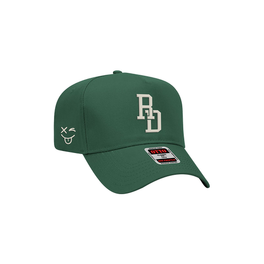 RD Puff Embroidery Logo Hat - Green