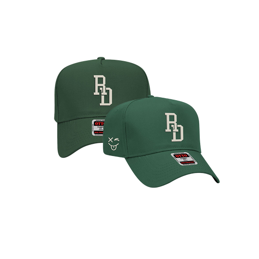 RD Puff Embroidery Logo Hat - Green
