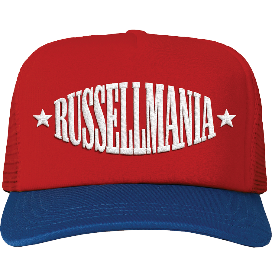 Red White and Russell Hat
